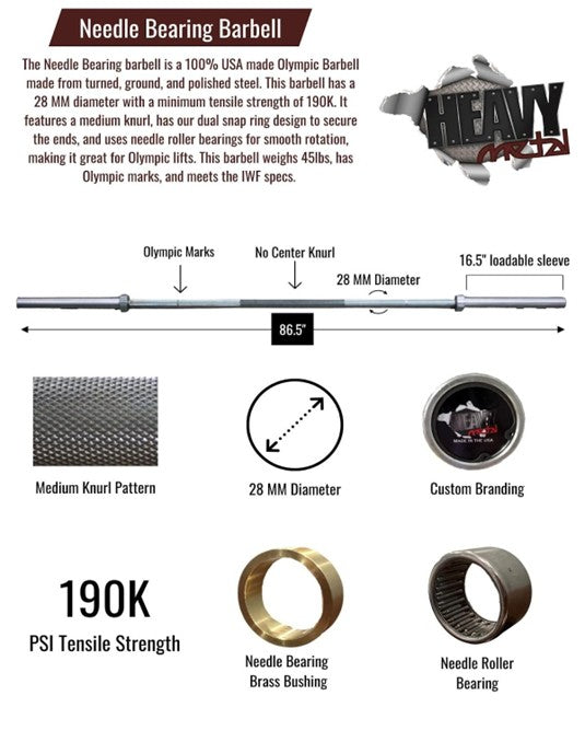 Good Buddy Bar - Needle Bearing Bar